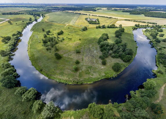 Deichbau an der Mulde bei Retzau
